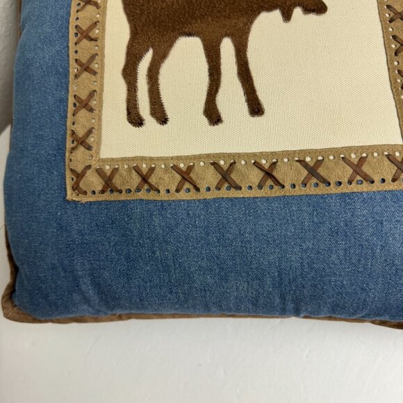 Vintage Woolrich  Moose Pillow - Picture 6 of 10